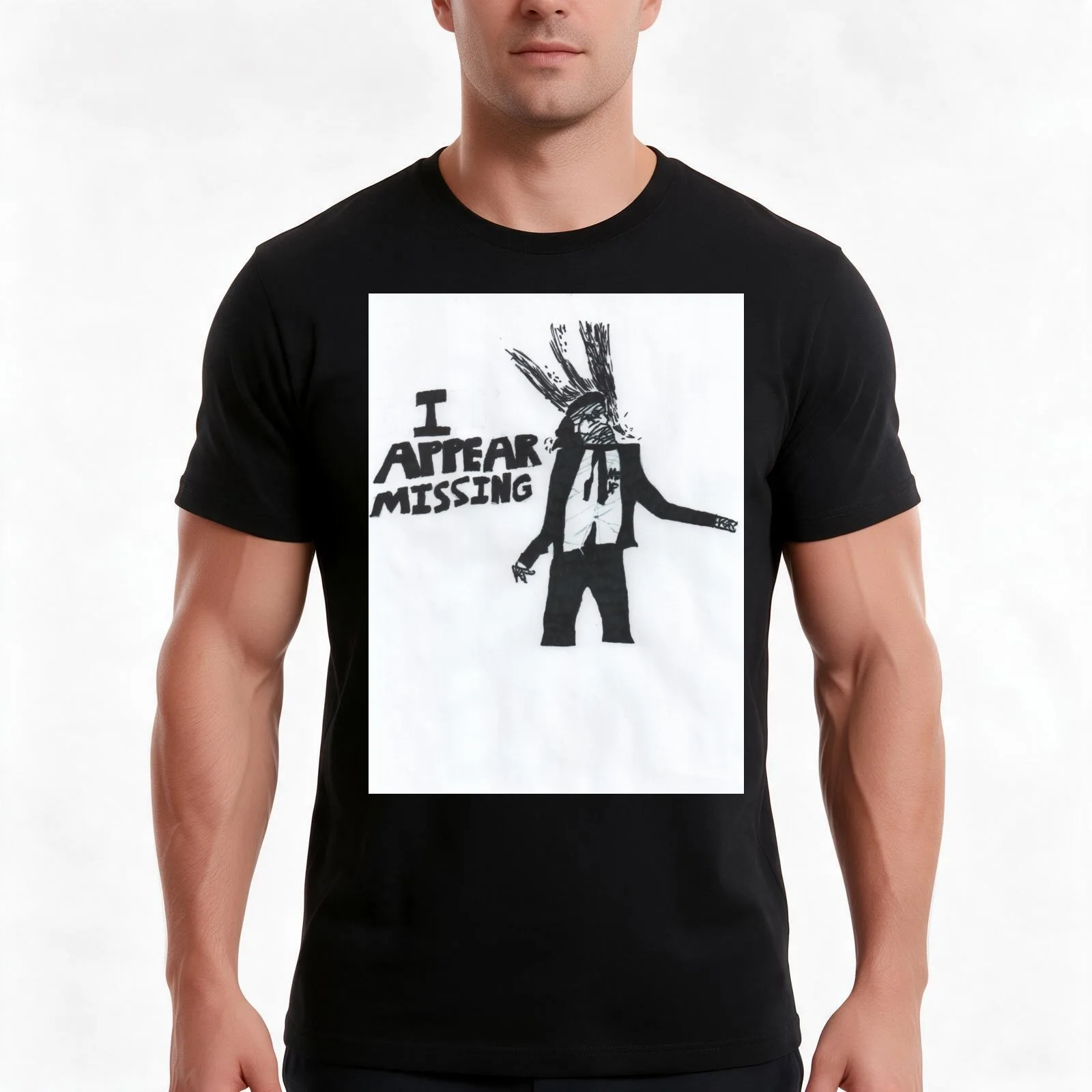 Queens Of The Stone Age- I Appear Missing T-Shirt Summer Casual Cotton Tee Unisex Men Women