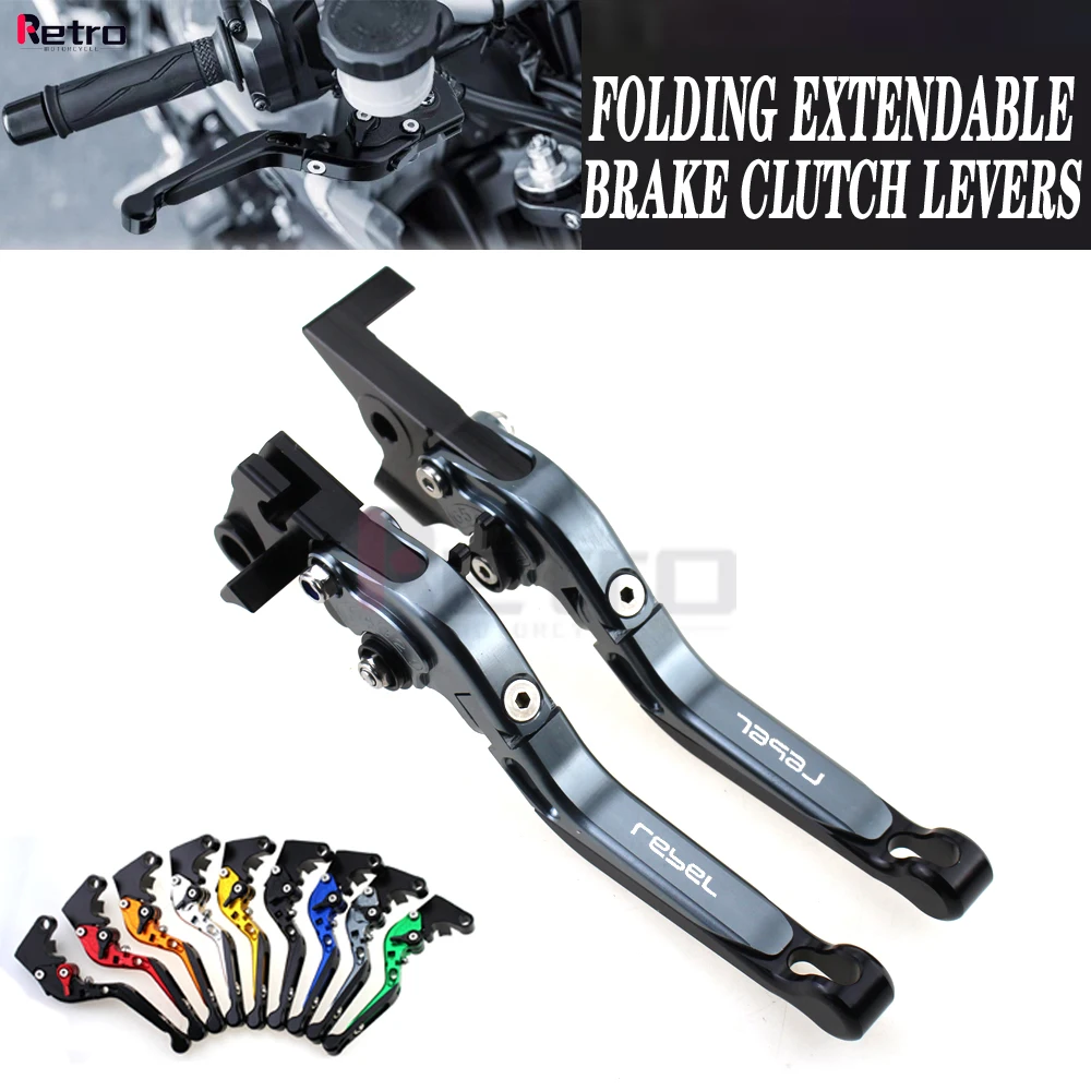 

For Honda CMX1100 CMX 1100 REBEL 1100 2021 Motorcycle Folding Extendable Adjustable Clutch Brake Levers