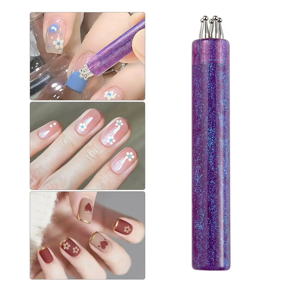 

Nail Art Dotting Pen DIY Nail Art Flower Design Tool Nail Art Pattern Tools Manicure Nail Painting Tool Pen 5-Petal Dotting