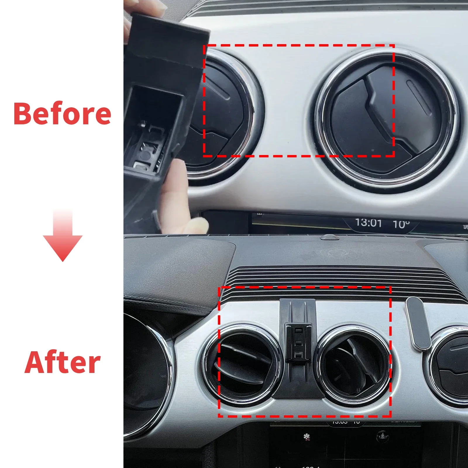 fit for Ford Mustang 2015 2016 2017 2018 2019 2020 2021 Integrated Screen Mount Phone Holder Mount Car accessoires