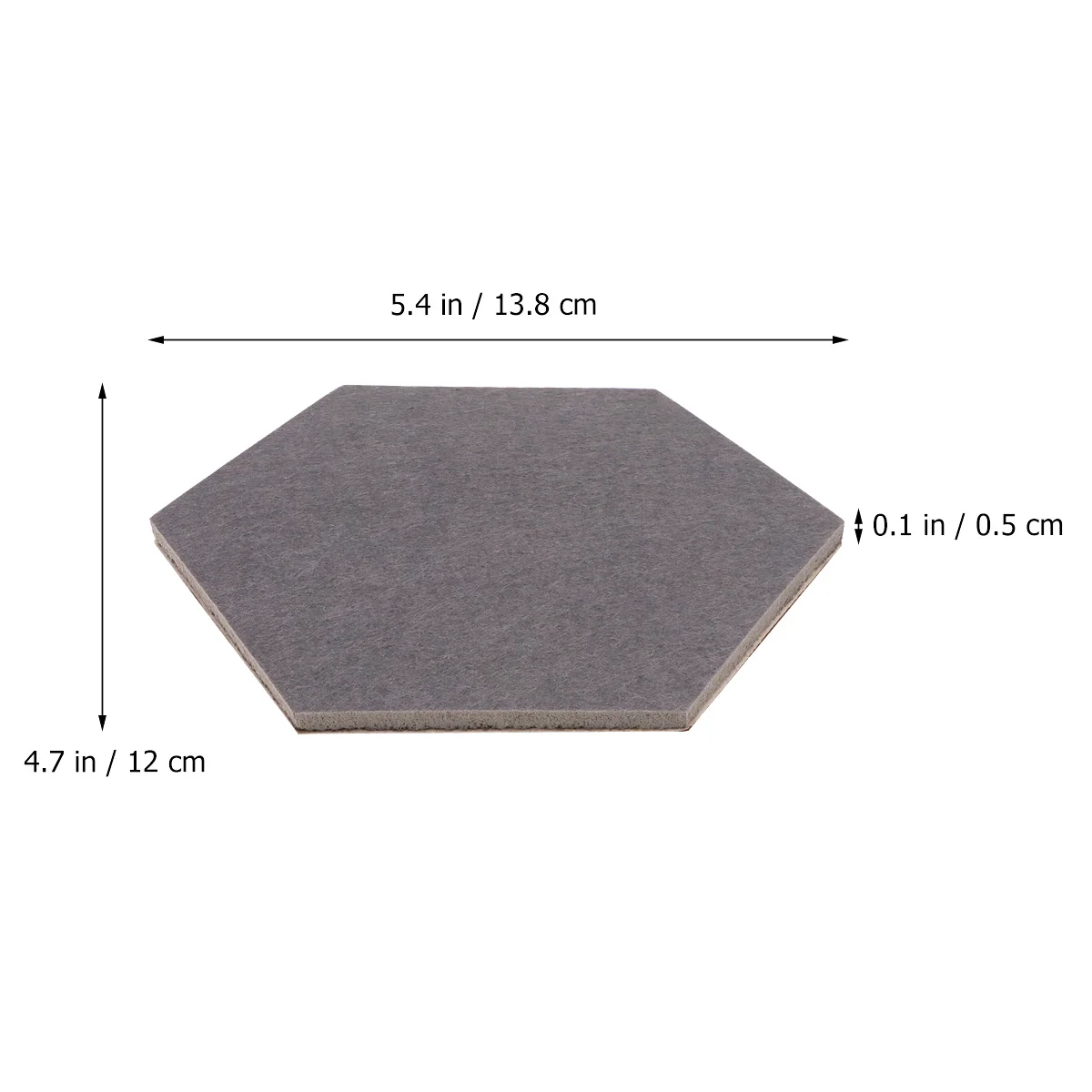 

8Pcs Hexagon Eva Felt Wall Sticker Colorful Creative Memo Board Self-Adhesive Decorative Sticker Home Office DIY Display