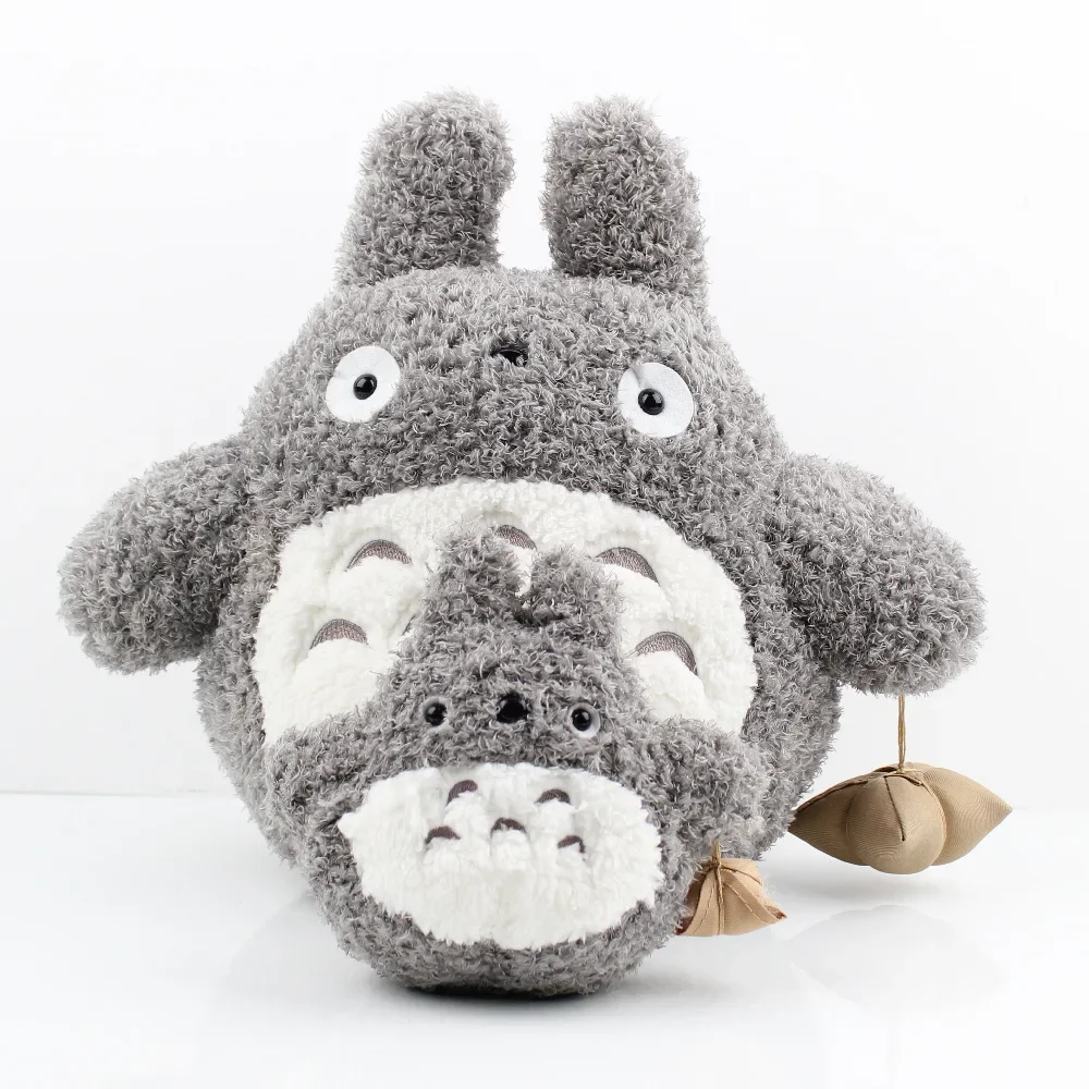Kawaii 20cm/55cm mi vecino Totoro periféricos de peluche de animé muñeca de peluche de dibujos animados almohada de cama para niña regalar regalos a novia peluches