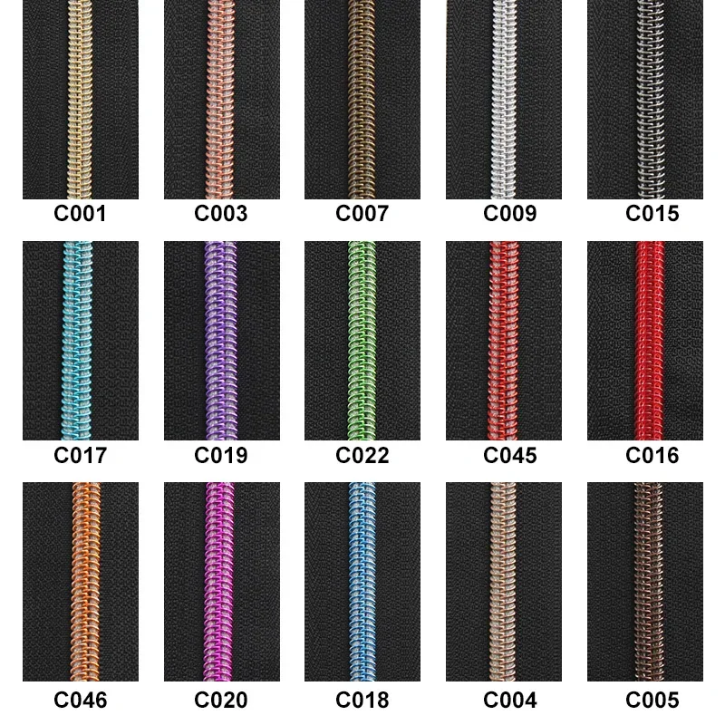 30-100 Yards 32mm Multicolor Long Teeth Zippers Nylon Coil Zipper Repair Zipper For Purses Bags Other Sewing Project Accessories