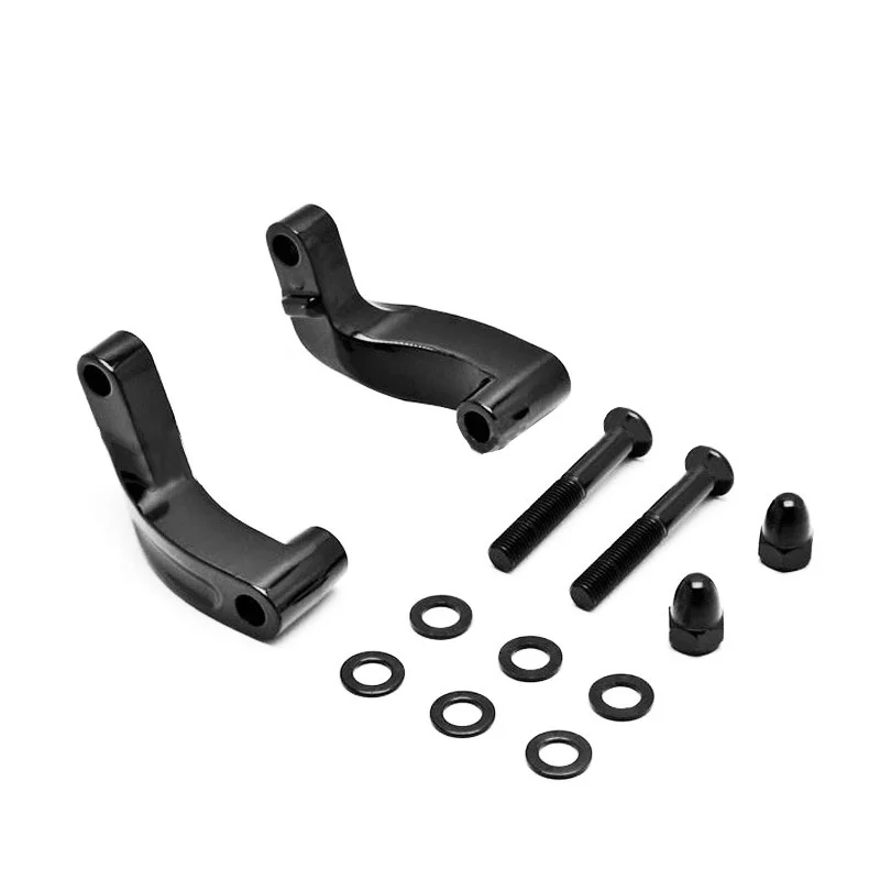 Adaptador de extensión de ajuste de código de espejo retrovisor de aleación de aluminio CNC para modificación de motocicleta Harley