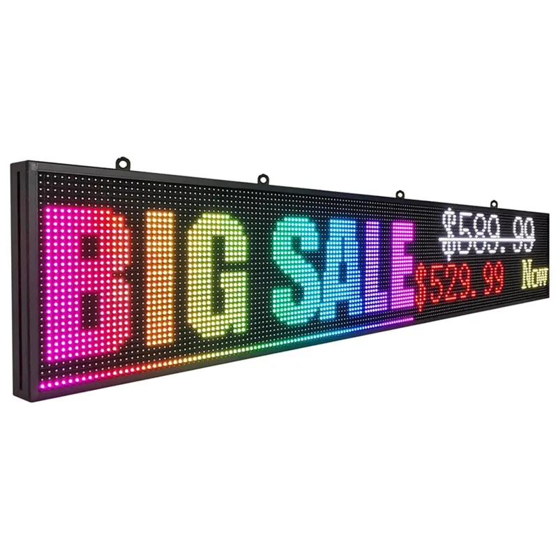 LED Scrolling Display Semi-outdoor Full Color P10 77