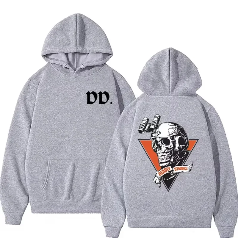 Fog Forward Observations Group Double Sided Print Hoodie Horror Terrible Skull Sweatshirt Men Women Rock Vintage Casual Hoodies