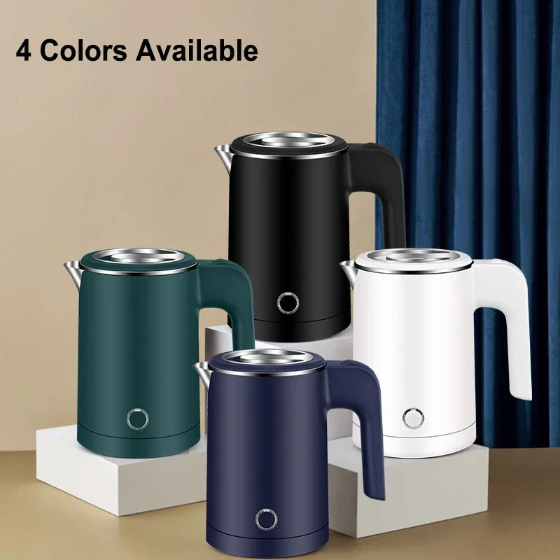 0.6L  Portable Travel Electric Kettle 304 Stainless Steel Household Coffee and Tea Electric Kettle 600W Kitchen Electric Kettle