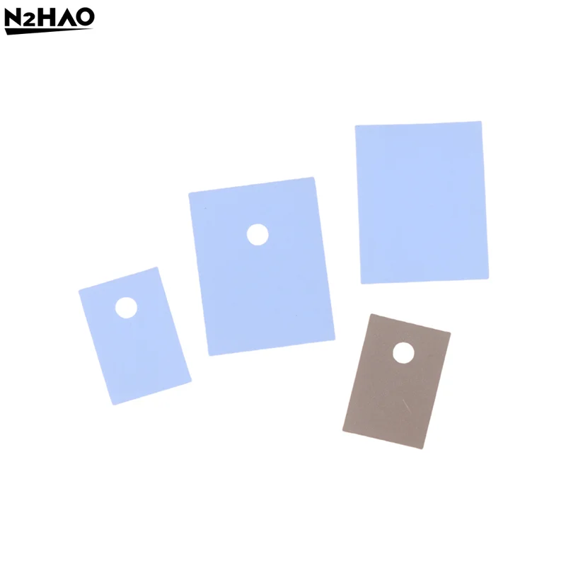 100PCS TO-220 Insulation Pads Heatsink Thermal Pad Soft Silicone Sheet Insulation Cloth