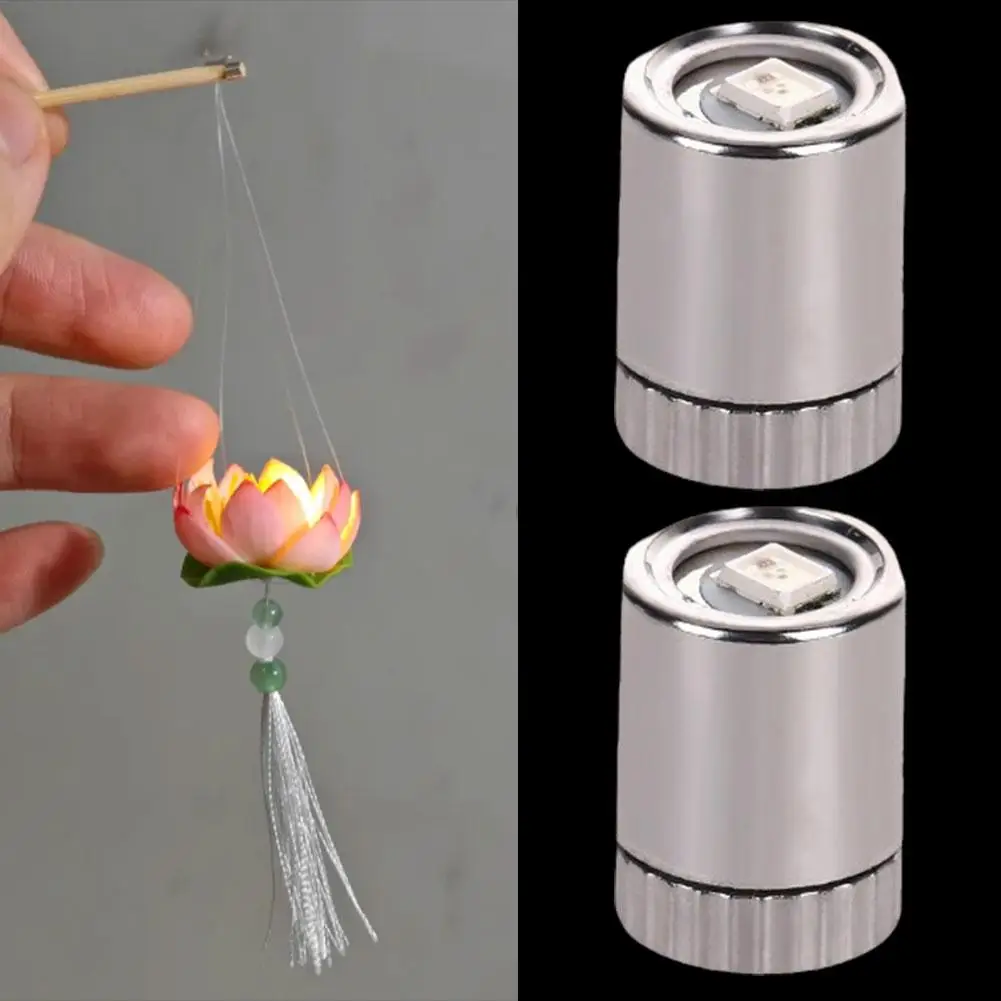 10Pcs Miniature Lights for Dollhouse,Miniature LED Lights for Handcraft,Mini Spot Lights Battery Operated(Warm White/white) image 5