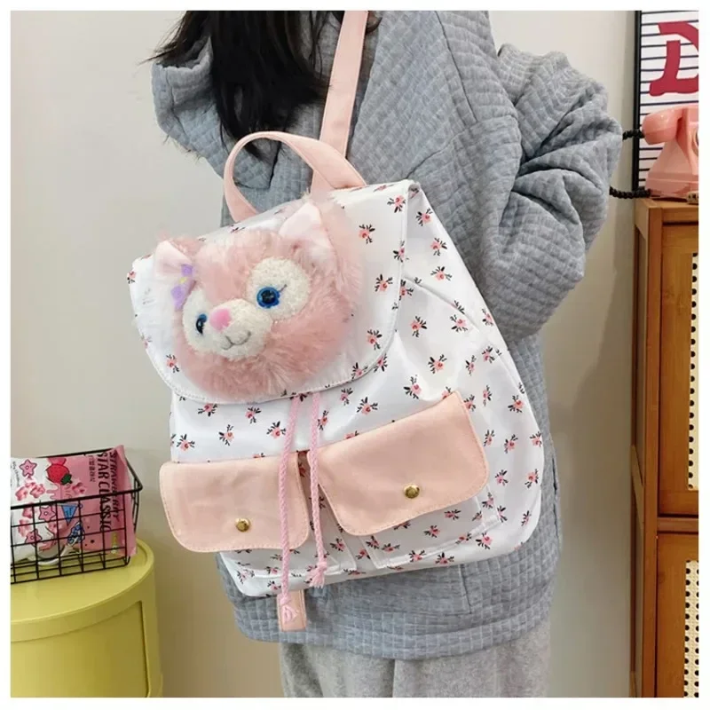 High Value and Large Capacity Canvas Backpack Is Light and Versatile and It Is A Commuter Bag for Minority Girls and Students