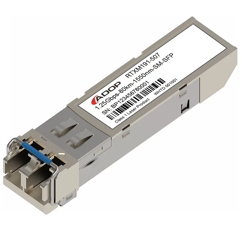 

ADOP for Cisco GLC-ZX-SM Compatible 1000BASE-ZX SFP 1550nm 80km DOM Duplex LC SMF Transceiver Module