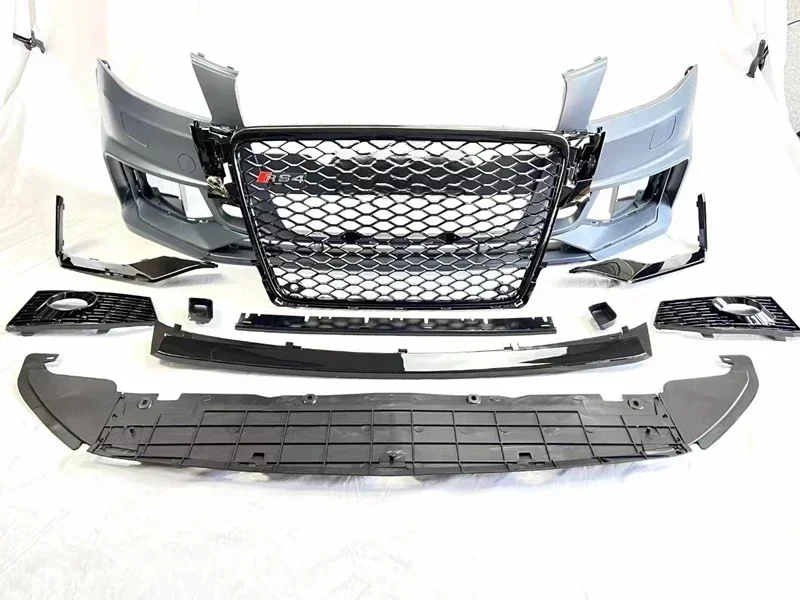 

08-23 A4L modified RS4 large surround A4LB9 front and rear bumpers RS4 front bumper