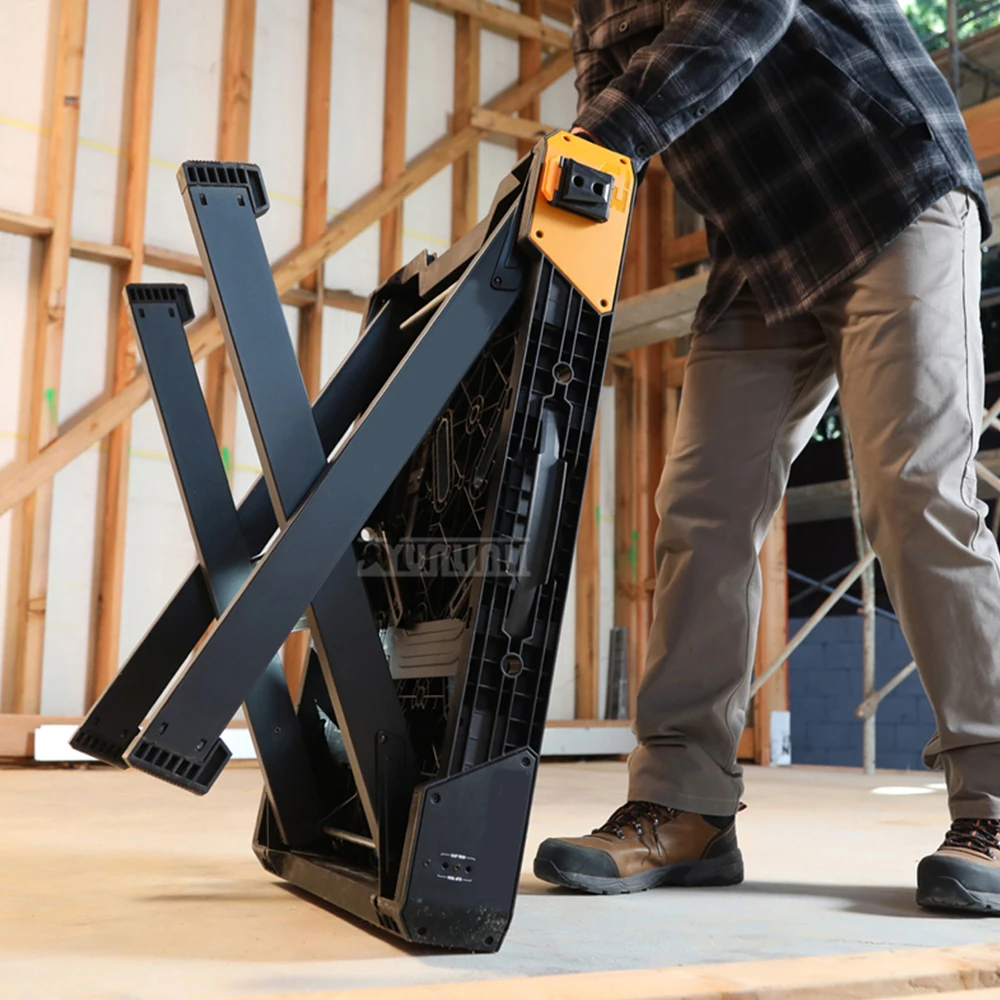 Quick-Folding Workbench for garage, workshop, and jobsite