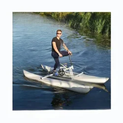 customized inflatable water bike pontoons tube for Floats pedal water bicycle