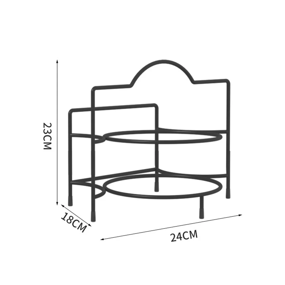 Back-Up Rack Kitchen Side Dish Rack Multifunctional Countertop Multi-Layer Shelving Rack For Dishes Storage Rack