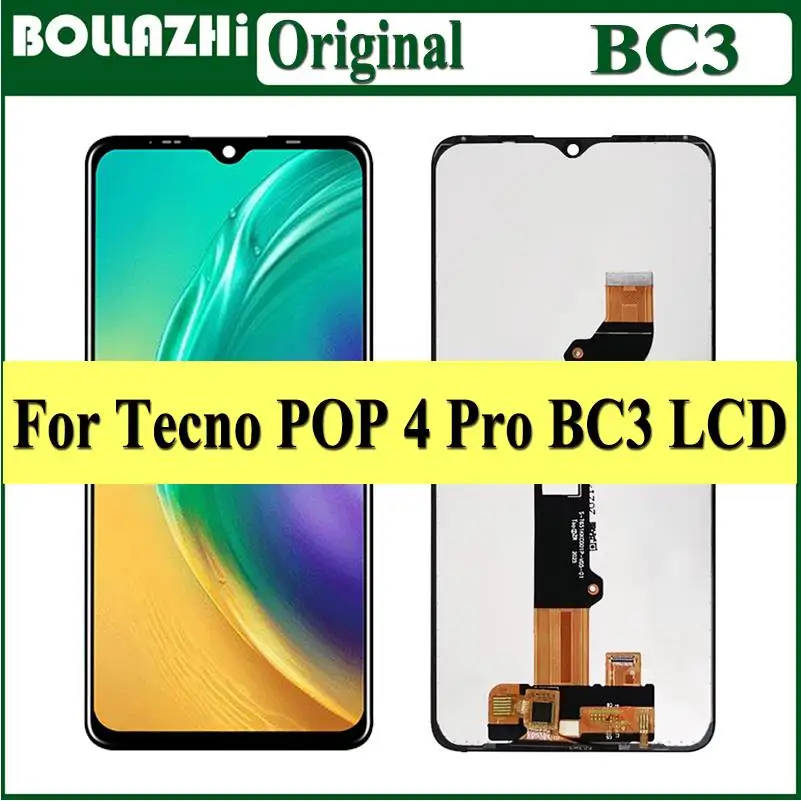 توصية وتحليل لشاشة LCD الأصلية لجهاز Tecno POP 4 Pro BC3