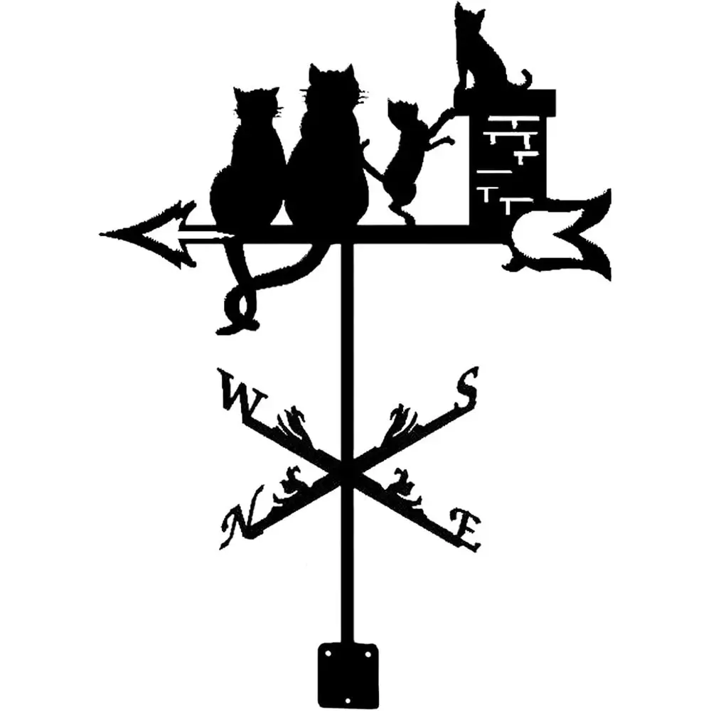 

Флюгер со стрелками из нержавеющей стали для сада — индикатор направления погоды и орнамент в стиле мотокросса