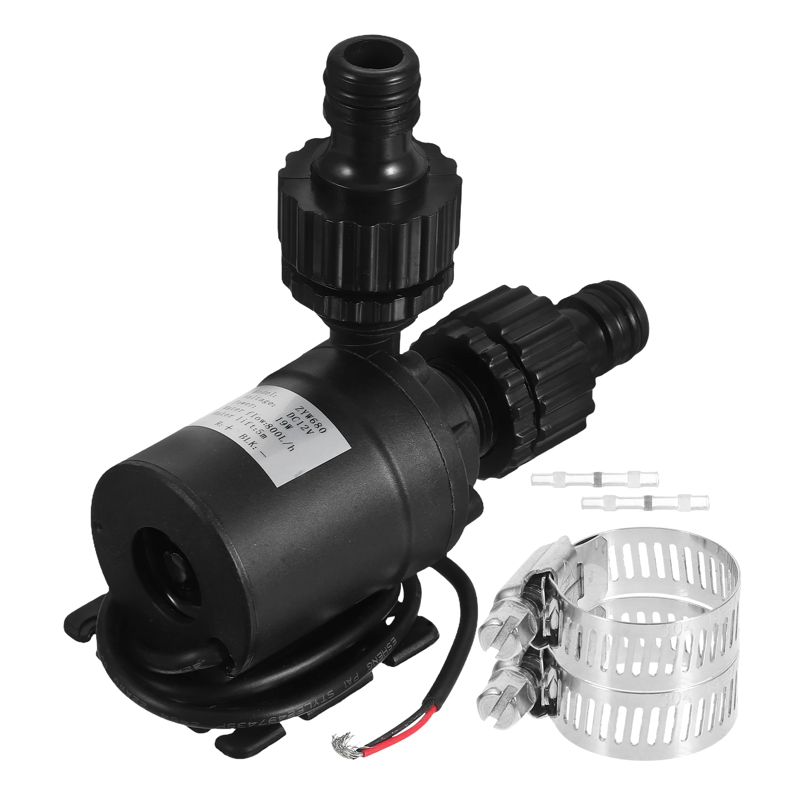 

1pc Submersible Pump Ceramic Shaft DC Motor Small Compact Fish Tank Water Circulation Pump Adjustable for Aquarium