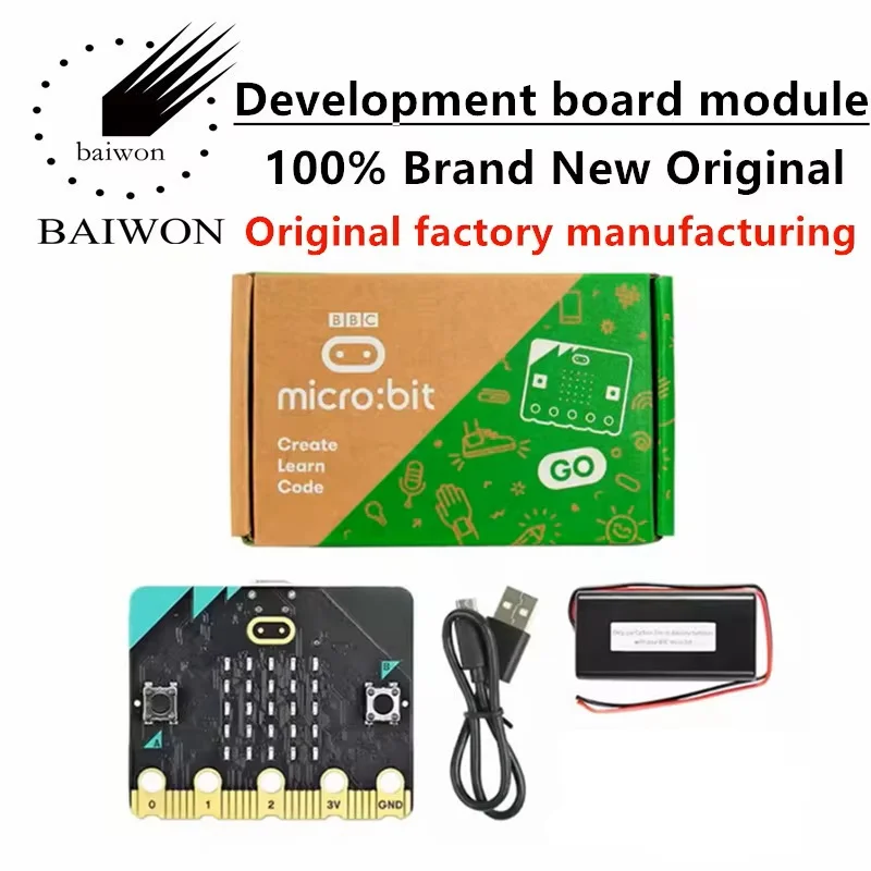 BBC micro:bit V2,microbit V2 Upgraded Processor, Built-In Speaker And Microphone, Touch Sensitive Logo