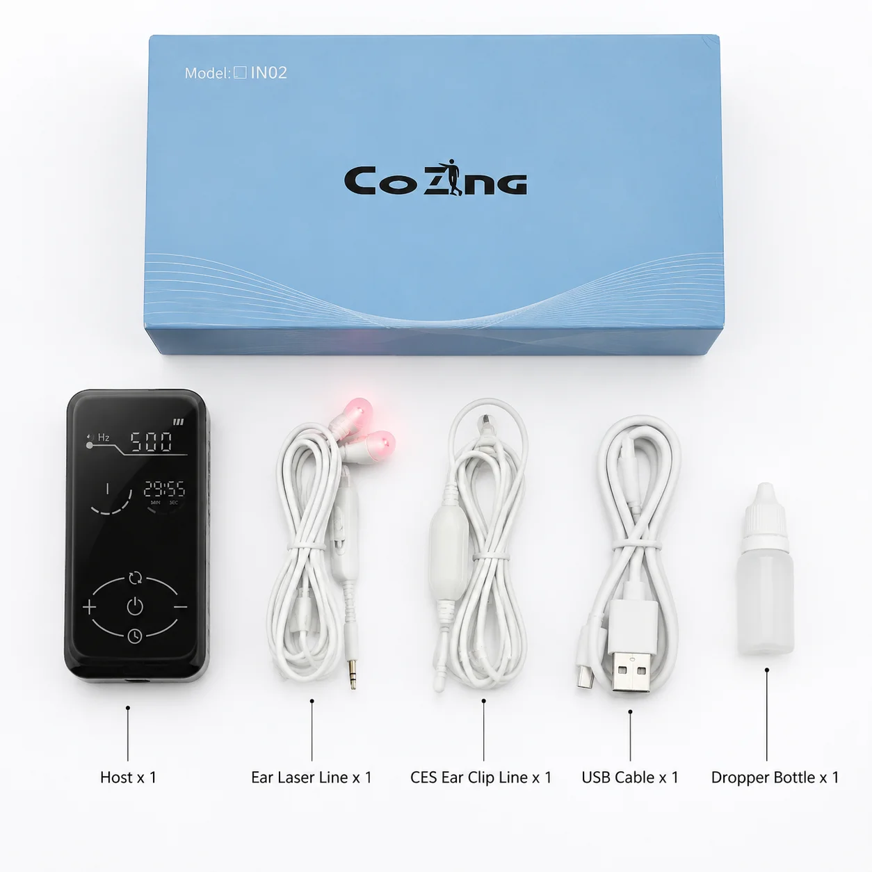 Home Vagus Nerve Stimulator for Insomnia Tinnitus Relief – Non-Invasive Ear Clip CES Device for Stress Anxiety
