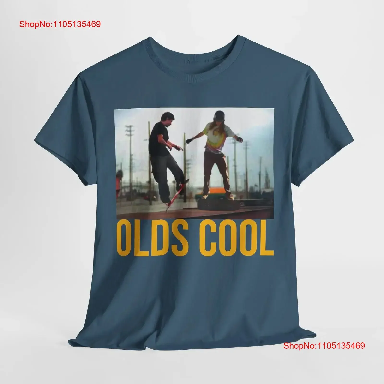 OLDS COOL School Rodney Mullen Andy Anderson Skateboarding Cotton T Shirt vintage Washed homme Casual streetwear Slightly