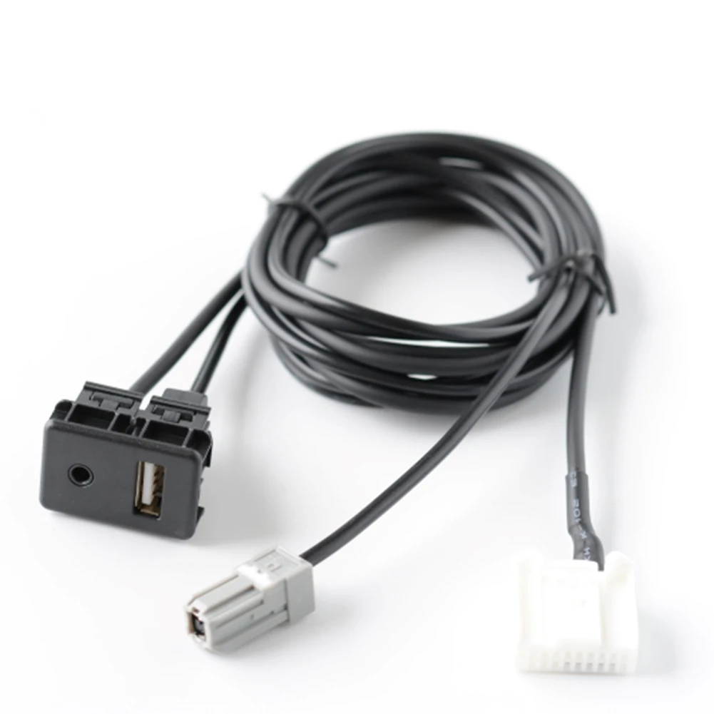 Add Convenience and Functionality to Your Car with Car Radio Audio AUX USB 20Pin Dash Panel Wire Harness Cable for Toyota