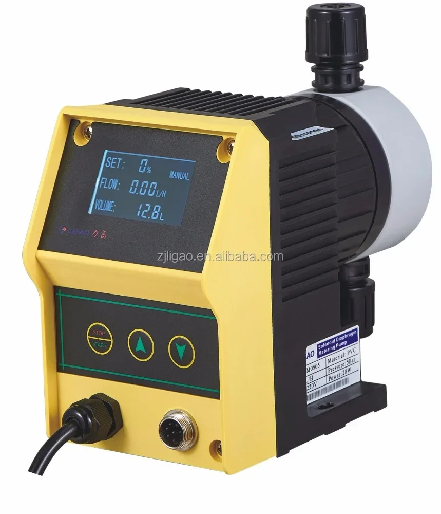 JLM-S Solenoid Metering Pump, flow up to 20liter/Hour, Diaphragm, Automatic control, accept the 4-20mA signal