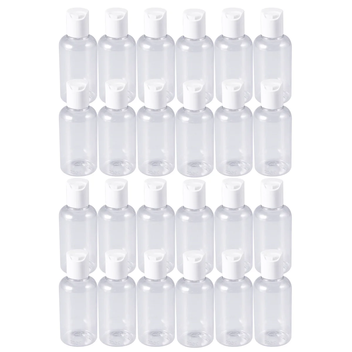 24 Pcs Travel Spray Bottle Refillable Bottles for Shampoo Squeeze Toiletries Face Wash Lotion