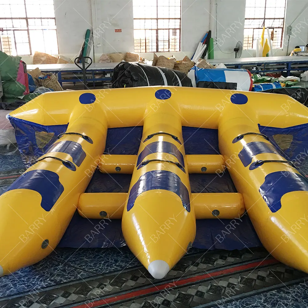 

0.9mm PVC Tarpaulin Inflatable Flying Fish Hot Sale Inflatable Fly Fish Water Toys for Towable Sport