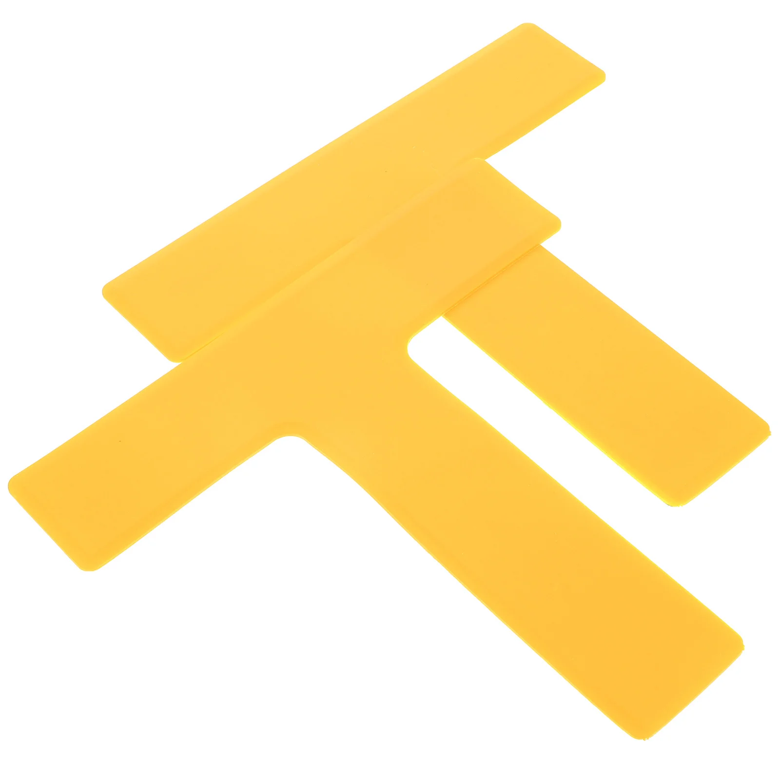 2 قطعة منصات معلقة على شكل حرف T قابلة لإعادة الاستخدام علامات بقعة رياضية لتدريب كرة السلة على الأرض أداة كرة القدم خط أرضي