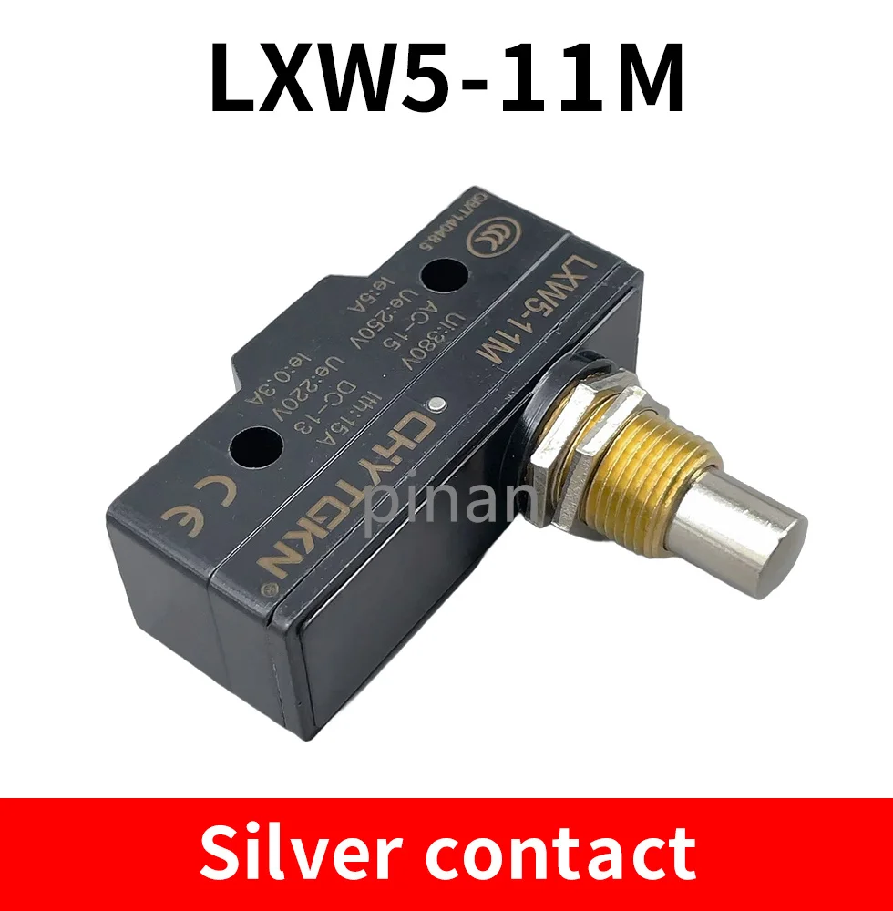 AC 380 V DC 220 V 10A Chwilowy wyłącznik krańcowy sterowany naciskaniem tłoka LXW5-11M