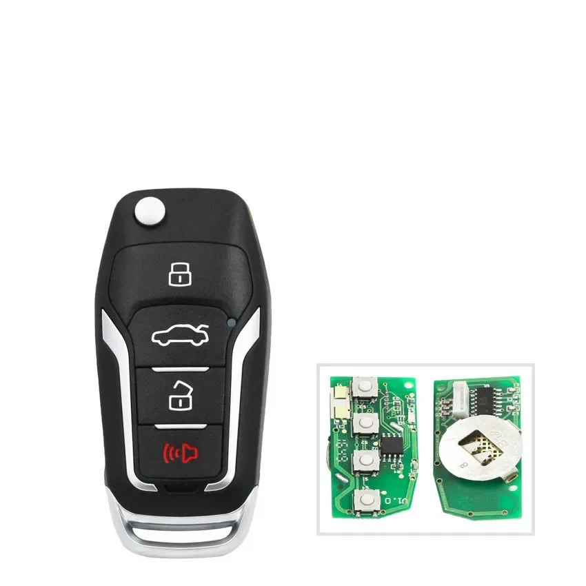 Keydiy-مفتاح سيارة عن بعد عالمي ، 3 4 أزرار ، B12 ، فورد ستايل ، سلسلة B ، KD-x2 ، KD900 ، مبرمج صغير ، 5 قطعة