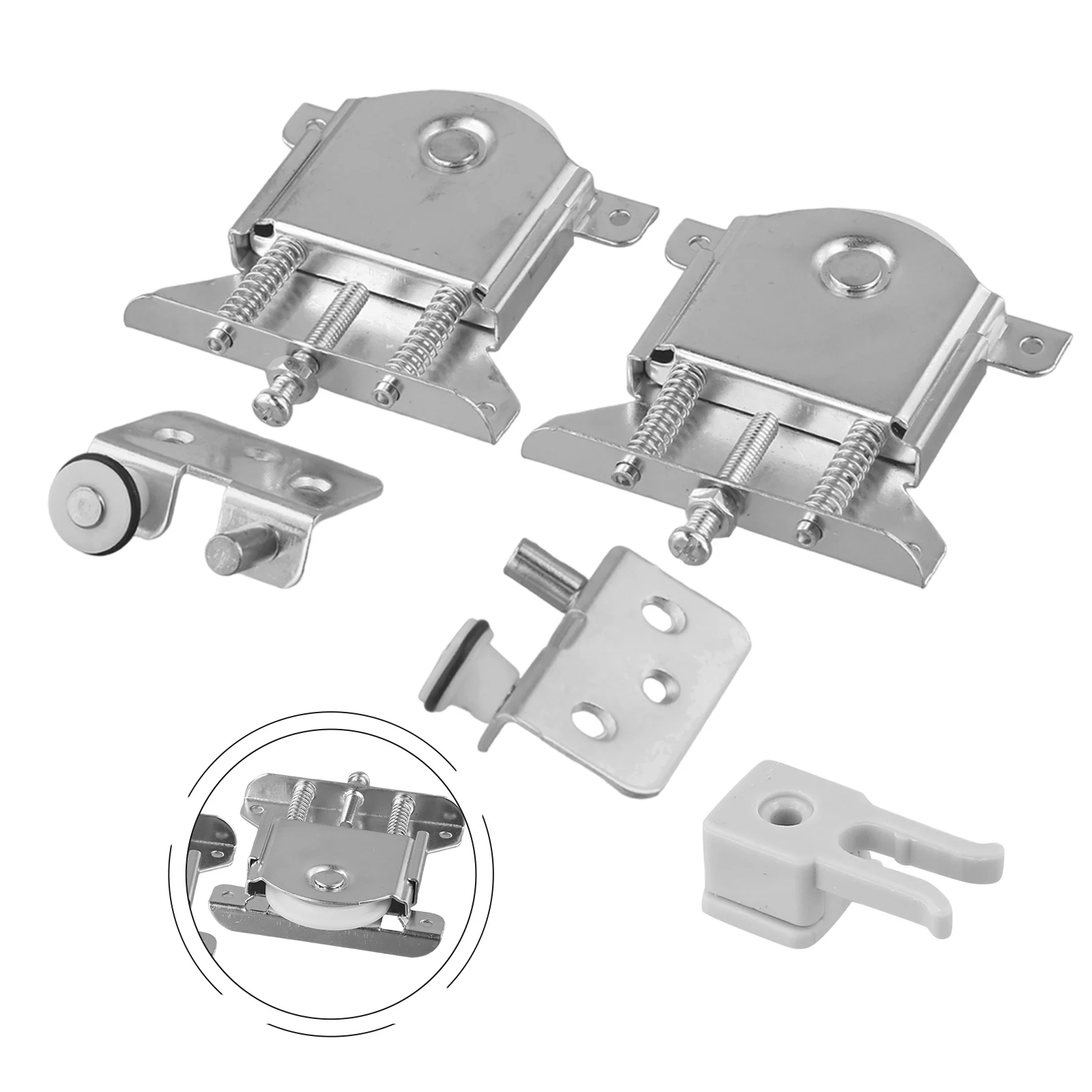 Double Spring Pulley Sliding Door Pulley Elastic Movement High-quality Materials Pressure-resistant Spring Action