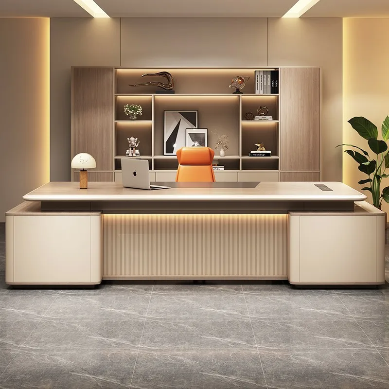 

Office President Desk Large Class Desk Boss Supervisor Combination Office Modern Desk
