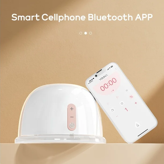 

Popular Wearable Electric Breast Pump Leak-Proof Baby Milk Feeding Smart APP Control Silicone Electronic Handsfree Food Grade