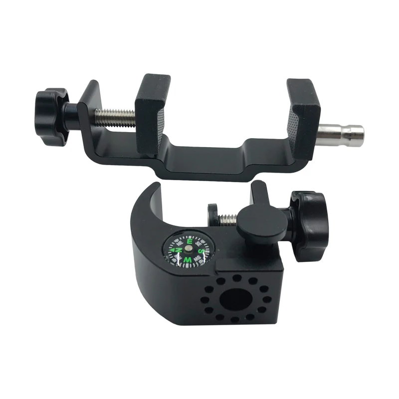 Imagem -05 - Universal Resistente à Corrosão Gnss Gps Pólo Grampo com Bússola e Open Data Collector Cradle Pole Holder Mount