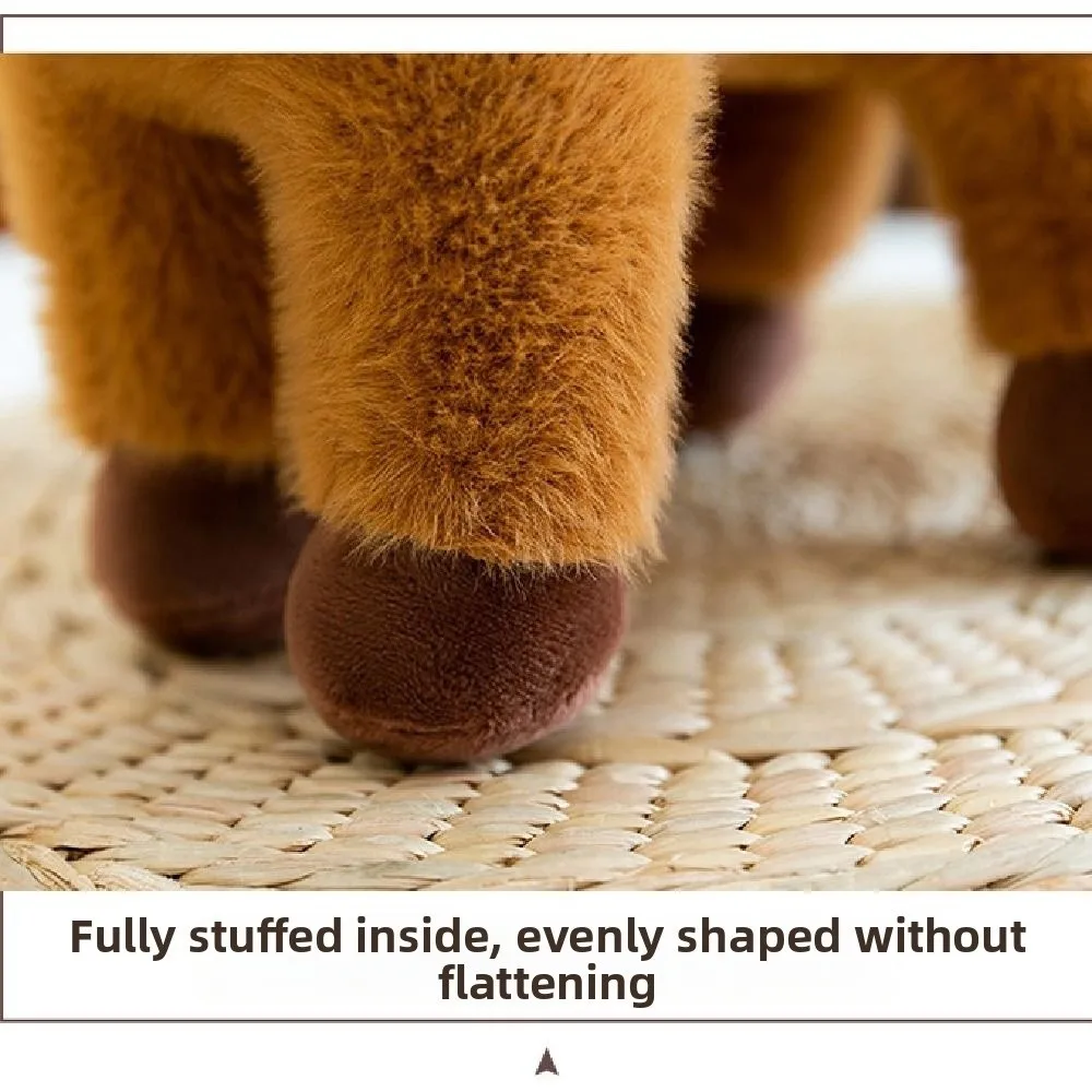 

Creative Horse Cute Mascot Stuffed Animal Kawaii 23CM Zodiac Pony Figurine Birthday Gift