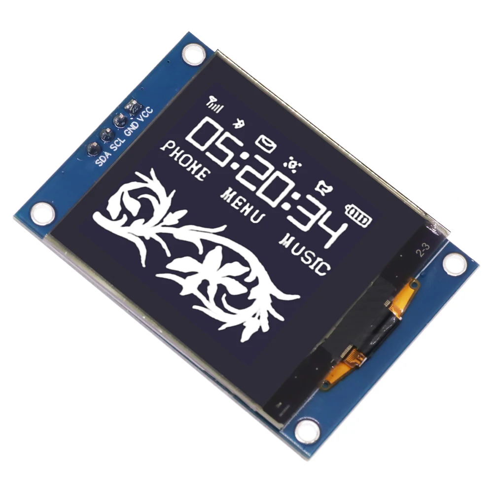 Imagem -03 - Polegada 128x128 Módulo de Tela Escudo Oled para Raspberry pi para Stm32 para Arduino Novo 1.5