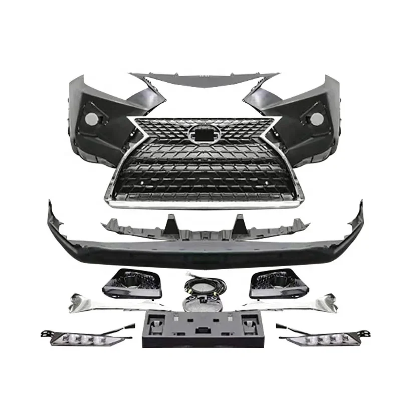 

New Product Car Parts Car Bumpers for Lexus Style Body Kit Front Bumper Grille for Rav4 2019-2021