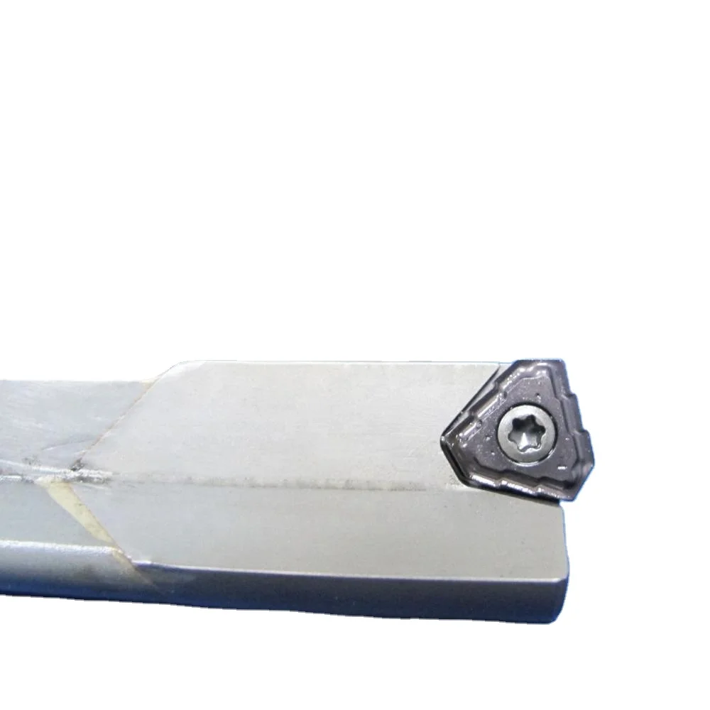 Foret pour trous profonds avec insert interchangeable et guide latéral