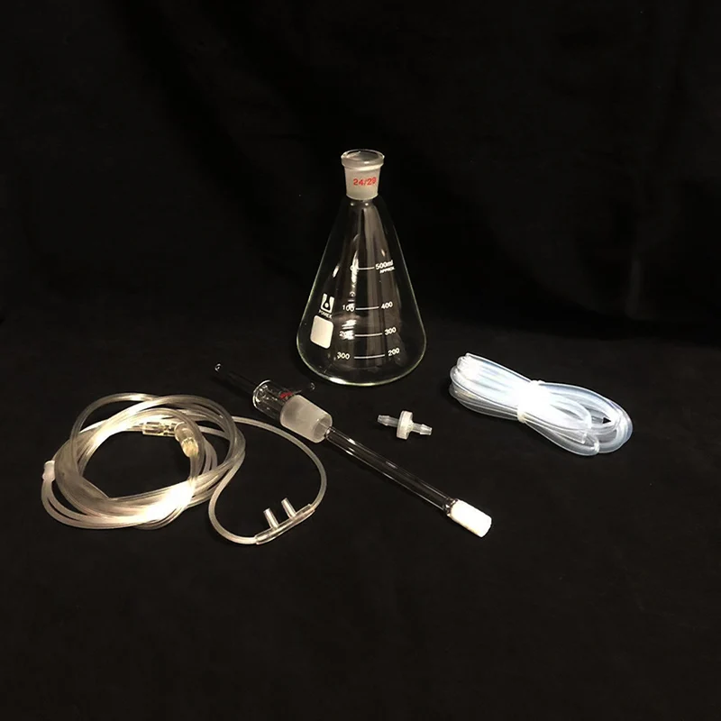 500ml Ozone Sinus Insufflation Kit  With Pure Glass Bottle And Nasal Cannula