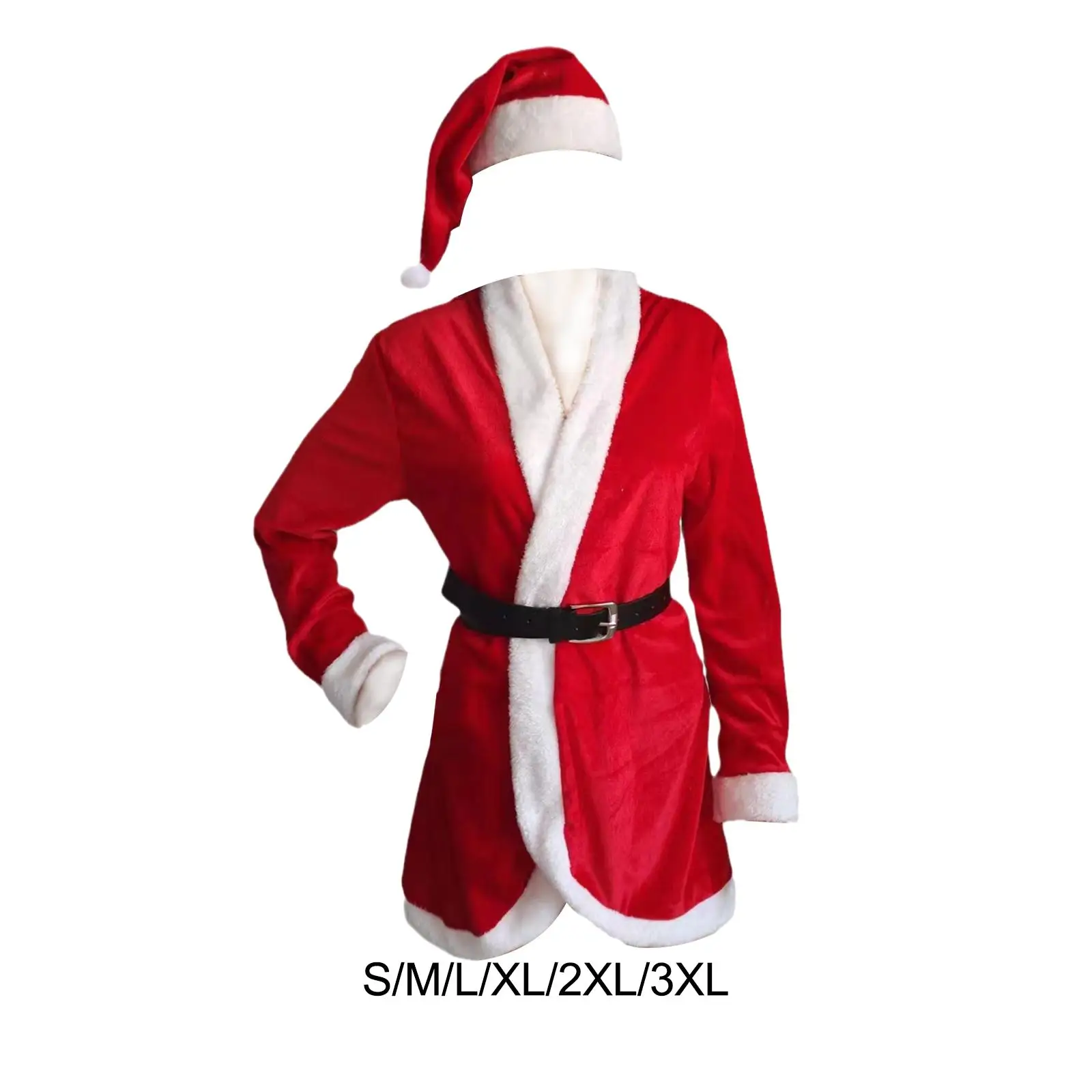 Kerst Kostuum Cosplay Kleding Fancy Dress Kerstjurk Jurk Voor Halloween Festival Podium Optreden Xmas Vakantie