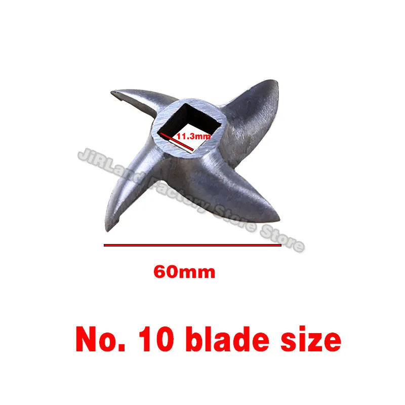 Stainless Steel Meat Grinder Blade Mincer Plate Disc Replacement Part for 10# Type Manual Meat Grinder Mincer Knife Accessory