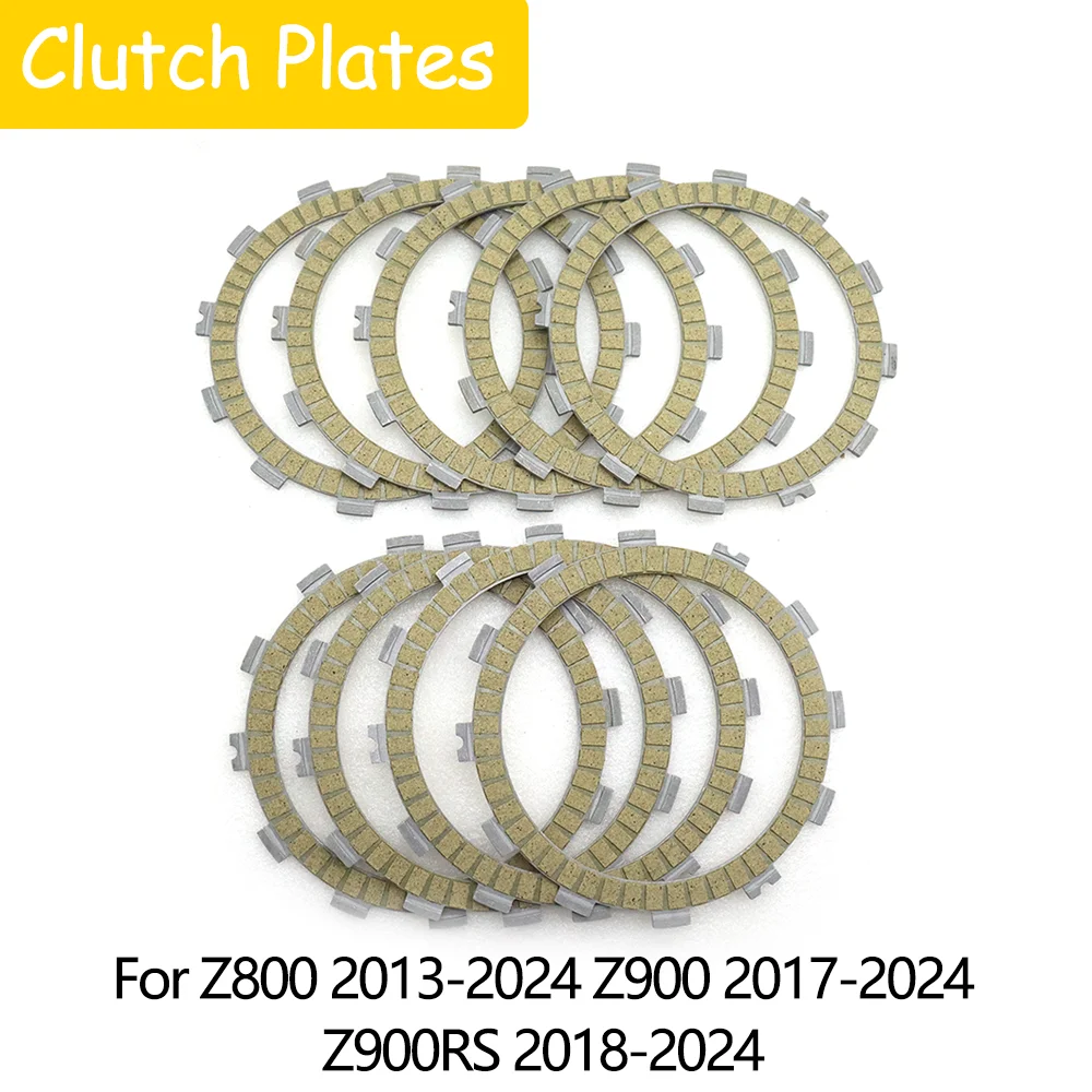 

For KAWASAKI Z800 2013-2024 Z900 2017-2024 Z900RS 2018-2024 Z 800 900 900RS Motorcycle Engine Clutch Friction Plates Discs Kits