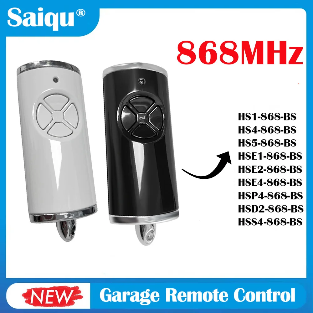 Garage Remote Control HS1 HS4 HS5 HSE4 HSE2 HSE1 HSP4 HSD2 HSS4 868 BS Gate Opener Transmitter 868MHz