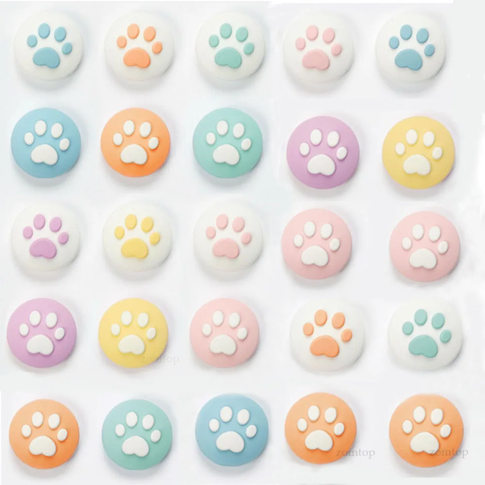 Switch Joy Con Thumb grip Cap Nintend NS Switch Joycon Silicone Non-slip ThumbSticks Grip Caps For Nintendo Switch Lite Joy Con