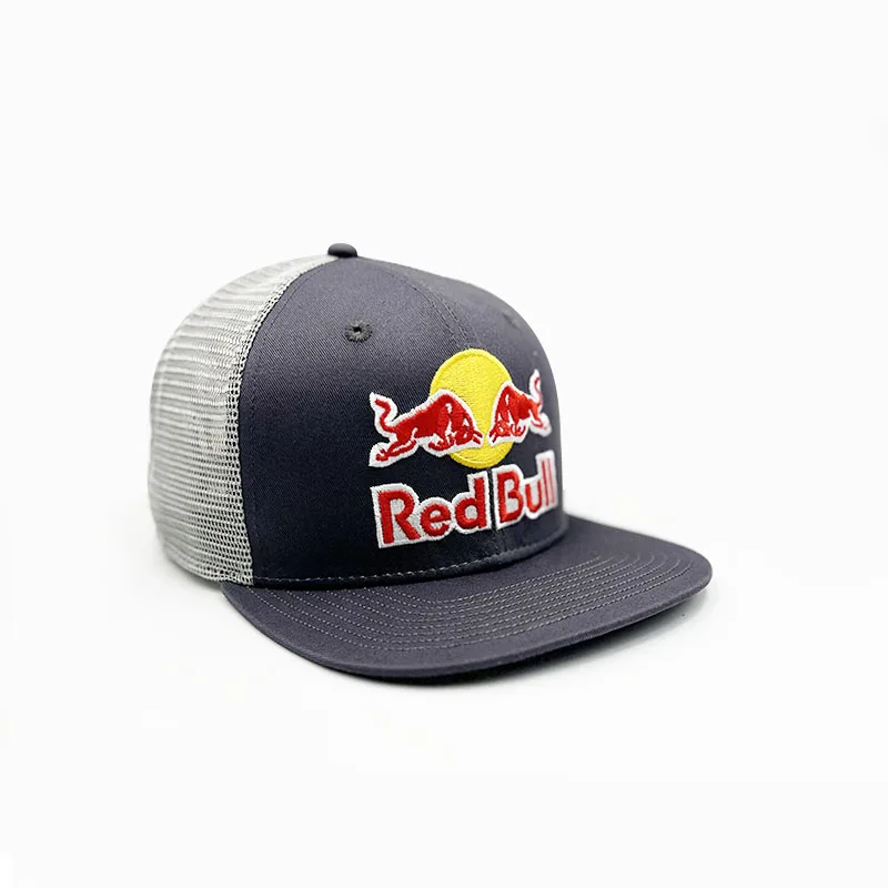 التطريز الأحمر الثور شقة حافة قبعة بيسبول قبعة سائق الشاحنة الرجال النساء أربعة الموسم في الهواء الطلق في الهواء الطلق عادية الرياضة قناع واقية من الشمس قبعة