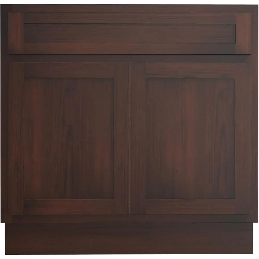 30 Inch Double Door Shaker Style Vanity Base Cabinet for Bathroom, Bedroom, Living Room, and Kitchen Storage VA4030