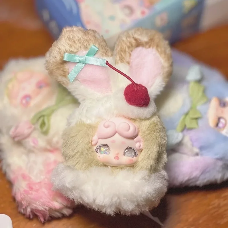 

Новый оригинальный Lucky Deer Nai Goodnight Bunny Series V3, плюшевая глухая коробка, струящийся песок, необычная игрушка, дисплей, подвесное украшение, подарок