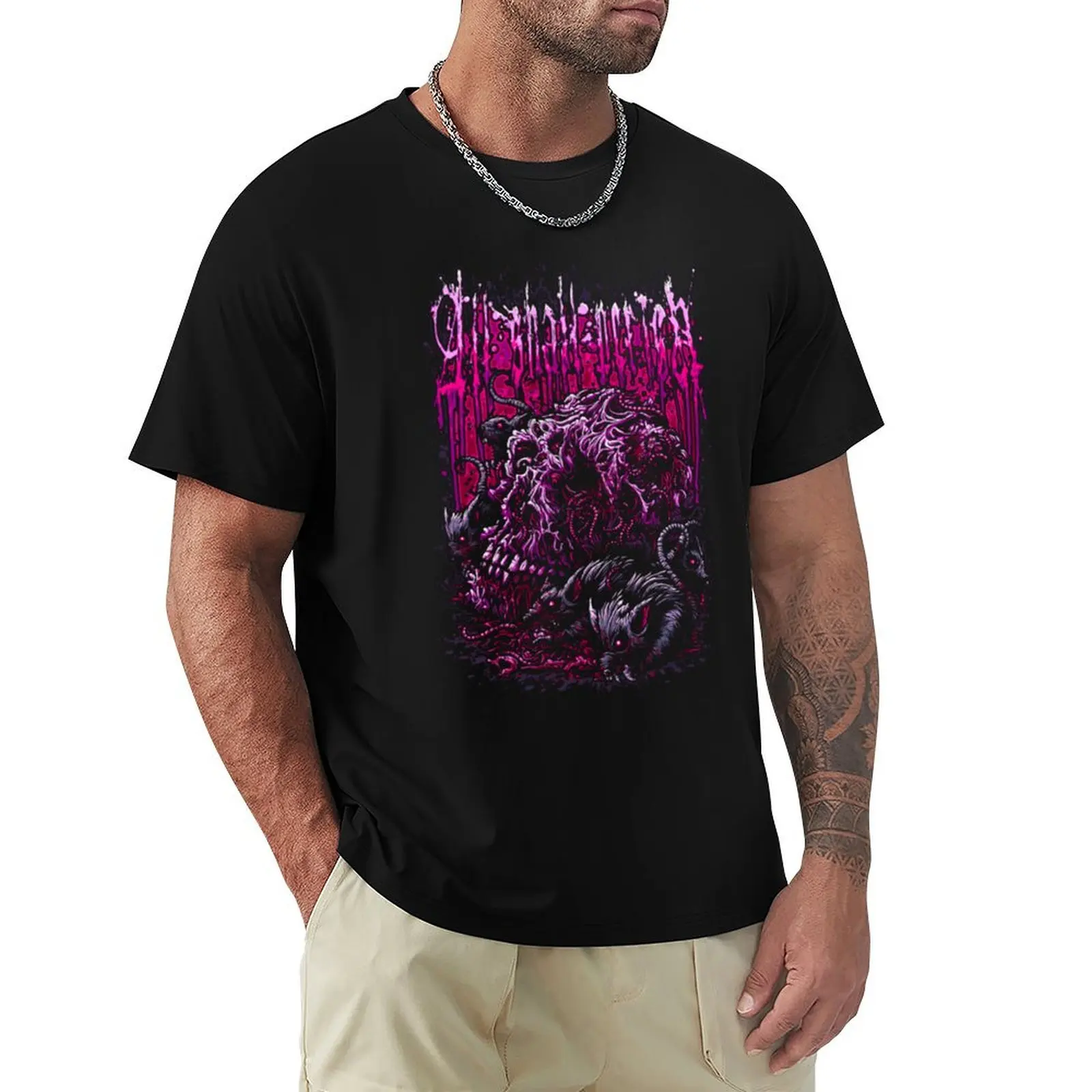 ALL SHALL PERISH T-Shirt Outdoor Work Short Sleeve Top